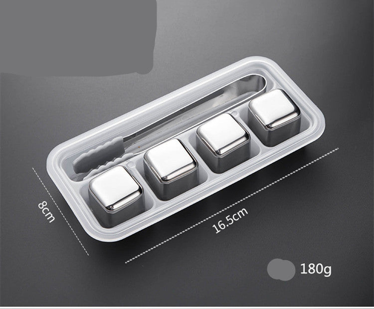 Ginzu – Stainless Steel Whiskey Ice Cubes - Whiskey Héritage