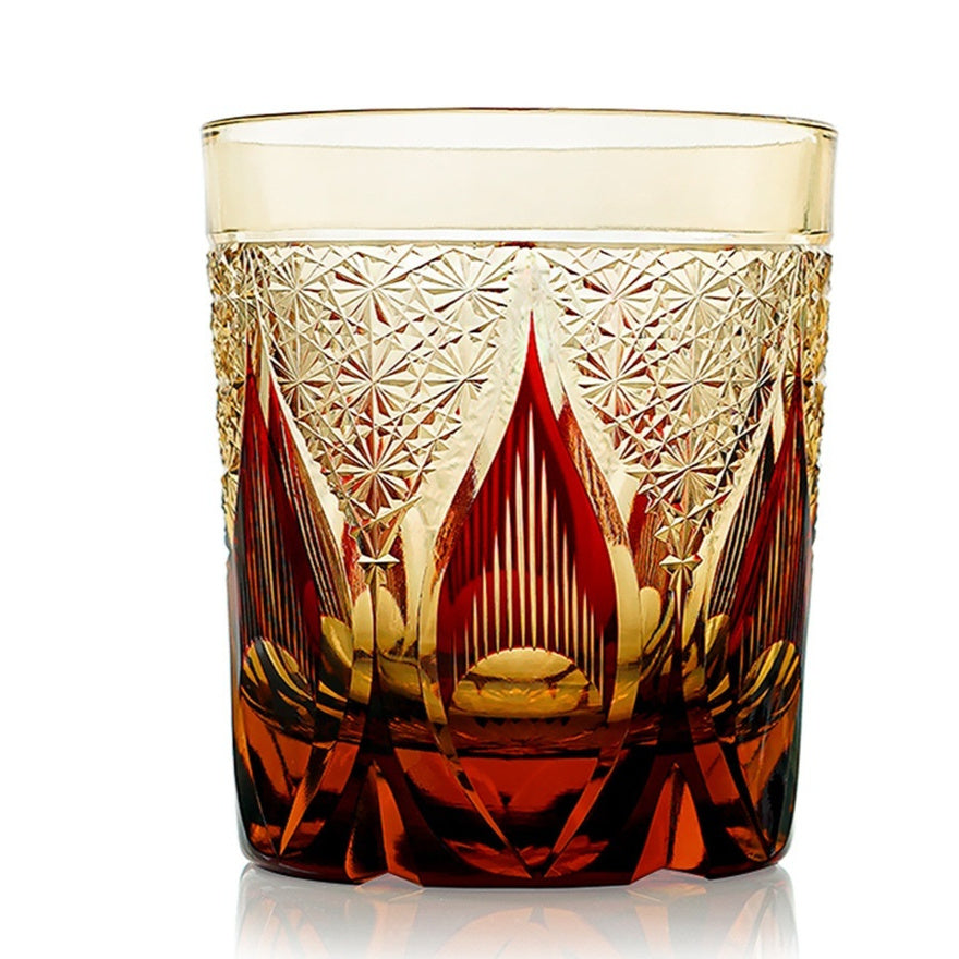 Enshō – Edo Kiriko Candle Flame Whiskey Glass - Whiskey Héritage