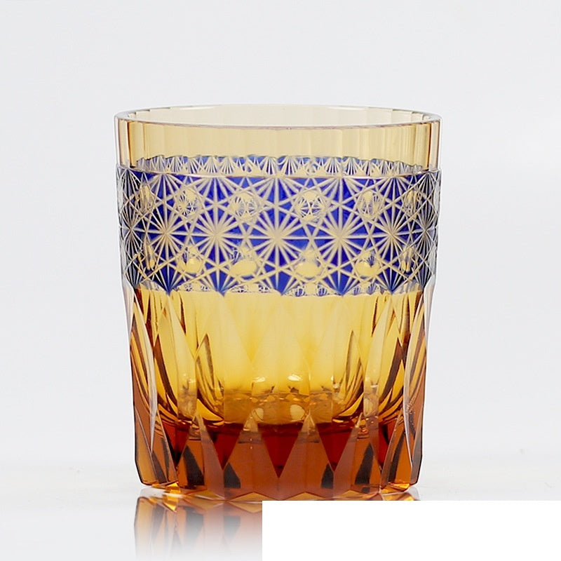 Kohaku Kiko – Edo Kiriko Japanese Whiskey Glass - Whiskey Héritage