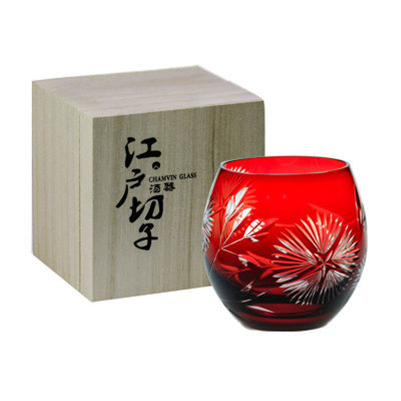 Hanashizuku – Edo Kiriko Floral Whiskey Glass - Whiskey Héritage