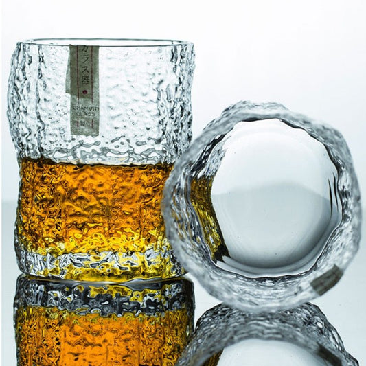 Takai – Textured Edo Kiriko Whiskey Glass - Whiskey Héritage