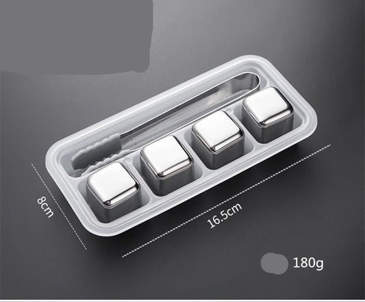 Ginzu – Stainless Steel Whiskey Ice Cubes - Whiskey Héritage
