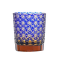 Kohaku Asanoha – Edo Kiriko Japanese Whiskey Glass - Whiskey Héritage
