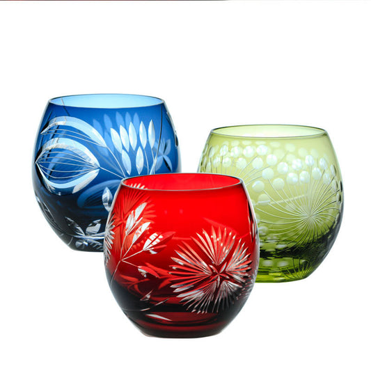 Hanashizuku – Edo Kiriko Floral Whiskey Glass - Whiskey Héritage