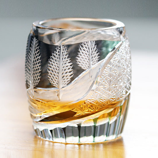 The Celestial Series – Edo Kiriko Japanese Whiskey Glass - Whiskey Héritage
