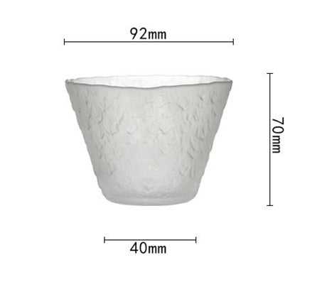 Shirayuki – Edo Kiriko Japanese Sake Glass - Whiskey Héritage
